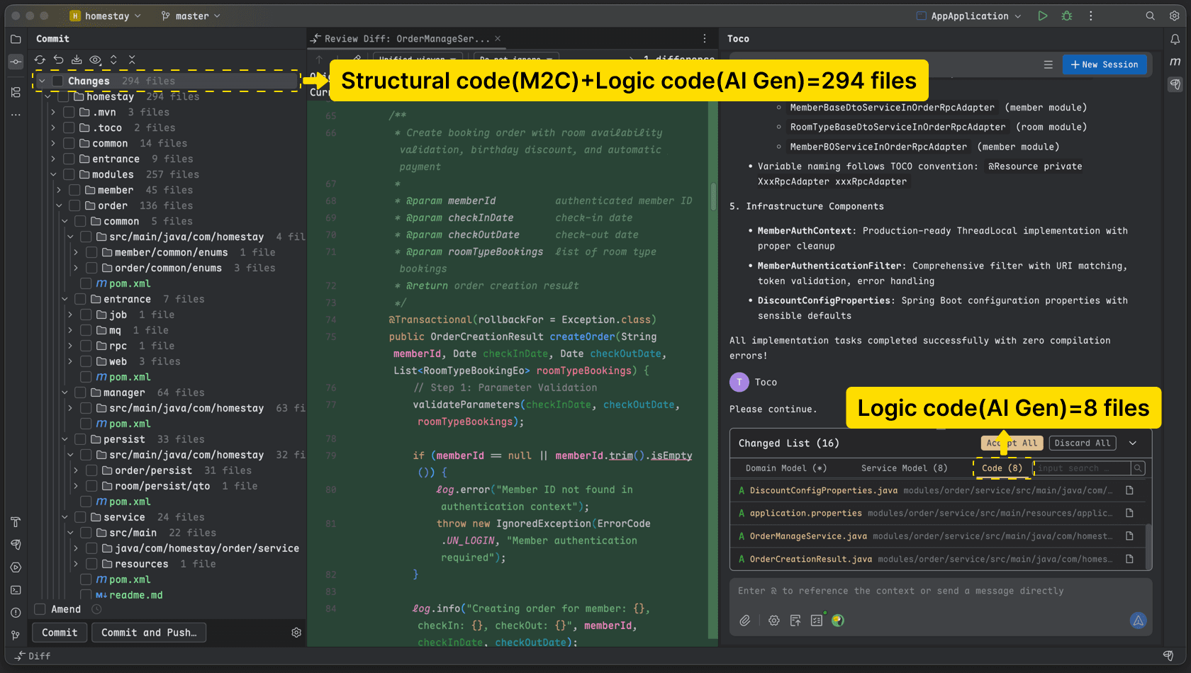M2C構造コード vs AI生成グルーコード